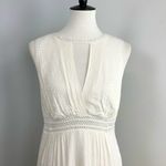 Sandro Paris Ivory Boho Rush Mini Dress Size 8 Photo 2