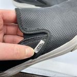 Vans  Black Leather Slip On Sneakers Womans 6.5 Classic Flats Comfort Shoes Photo 7