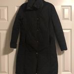 Kenneth Cole Black Puffer Long Coat - No Hood Photo 0