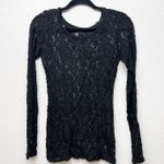 Lace Black Top XS Witchy Goth Whimsigoth Punk Rockabilly Festival Emo Renassance Photo 0