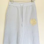 Ganni  Isoli Love Club Cotton Jogger Pants Powder Blue XS Photo 1