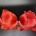Frederick's of Hollywood NWT Rust Red Diana Push-Up Plunge Underwire Bra Size 38C Photo 4