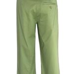 BCBG MaxAzria Stretch Cotton Crop Pant New 4/6/8/10 S/M Green White Trim $134 Photo 2