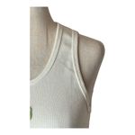 Jamie Kreitman Tank Top Women Small White Jeweled Velour Rabbit Retro Athleisure Photo 4
