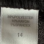 NEW YORK & CO Flare Wide Leg Marled Gray Dress Pants Size 14 Photo 7