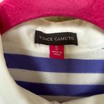 Vince Camuto ❤️ Striped Button Up Collared Shirt Sz S EUC CLEARANCE Photo 3