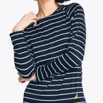 Nautica navy and white strip top Photo 0