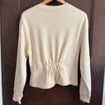 & Other Stories & OTHER STORIES | Cream Fitted Darted Crewneck Sweatshirt | Extra Small Photo 6