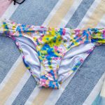 Jessica Simpson *NWT, Women's Yellow Tie Dye Hipster Swimsuit Bottom, Sz S Photo 0