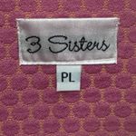 3 Sisters Floral Cropped Jacket S Colorful Pink Green Poet Collar 100% Linen Size undefined Photo 7