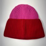 PINK - Victoria's Secret Victoria’s Secret Knit Logo Colorblock Beanie Hat Photo 4