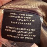 Cole Haan Contemporary Double Breasted Trench Coat Women's 8 Navy Ivory Feminine Black Photo 5