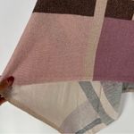 Chico's Soft Plaid Shine Poncho Metallic Shimmer Lightweight Topper Sweater Photo 4