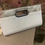 Clutch Sleek White and Silver Clutch with Modern Design Photo 5