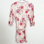 Flora Nikrooz Alisha Womens Floral Robe Loungewear Pink Size Small Photo 7
