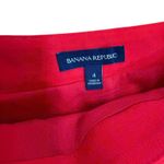 Banana Republic  Red Belted Pencil Skirt Side Slit Career‎ Office 4 Photo 1
