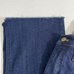 J.Crew Demi Boot Crop Jeans Women's Size 26 Dark Wash Frayed Hem Denim BT563 Photo 7