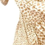 Fourteen & 9th Leopard Animal Print Babydoll Dress Smocked Tiered Photo 10