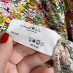 Natural Life Rebecca Floral Midi Dress Medium Multicolor Tiered Cottage Flowy Photo 8