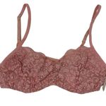 We Are HAH Hook Up Bra Size DD Band 32-40 Lace Balconette Dusty Rose Underwire Photo 2