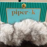 Piper K | Set of 3 Faux Fur Scrunchies Gray Photo 1
