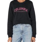 Columbia Trek Graphic Pullover Women M Black/Pink Everyday Travel Outdoor Sporty Photo 0