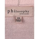 Philosophy S4 VTG Soft Baby Pink Cardigan Sweater Photo 2