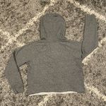 Calvin Klein PERFORMANCE PULL OVER CROPPED HOODIE GRAY WOMENS SIZE SMALL Photo 1