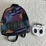 Disney The Nightmare Before Christmas Mini Backpack Jack Skellington Coin Purse Photo 0