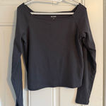 Hollister  Off-The-Shoulder Long Sleeve Grey Photo 0
