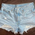 Levi's 501 High-Rise Denim Cut Off Shorts Photo 0