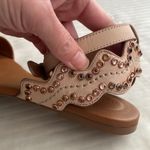 See By Chloe See by Chloé Scallop Leather Rhinestone Sandal Beige EU 38.5 US 8.5 Photo 8