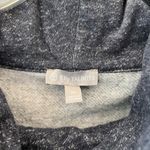 Talbots Sz M Blue Turtle Neck Fleece Sweatshirt Pullover Top Size Zip Stretch Photo 1