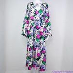 Eloquii NEW floral print long puff sleeve dress, 14 Photo 13