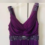 CACHET Dark  Purple Prom Dress GOWN Sz 4 Photo 4