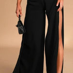 Lulus Lulu’s Open Wide Leg Pants Photo 0