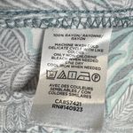 Loft steel blue aqua and pink floral vneck top size large Photo 4