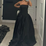 Meshki Strapless Bow Maxi Dress - Black Photo 0