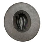 HAT MEXICAN Artisanal Hand Painted Fedora Floral Sombrero Panama Bohemian Black Photo 2