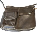 Tignanello Women's Brown Leather Crossbody Bag Photo 2