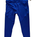 Puma Studio Blue Ribbed High Waist 7/8 Training Leggings Tight XLarge NWT Photo 0