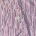 Ralph Lauren Lauren Light Pink Striped Button-Up Flannel size XL Photo 1