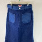 Kate Spade  Wide Leg Flare Two Tone Jeans Denim Womens 26 Inseam 33” EUC Photo 1
