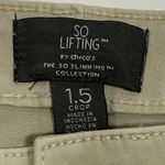 Chico's So Lifting by  Womens Pants Cropped Slim Fit Tan Size 35 Photo 7