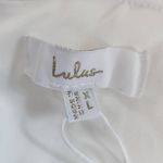 Lulus White Lace Wedding Dress with Train and Lace Photo 6