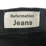 Reformation Women's Skinny Jeans Organic Faded Black Cotton Denim Womens Size 23 Photo 9