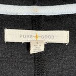 Anthropologie Pure & Good Jacket Womens Small Gray White Jacquard Good Tara Photo 6