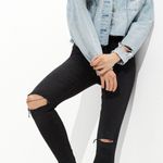 American Eagle Black Jeggings Photo 0