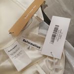 Reformation 💕💕 Veria Silk Dress ~ Ivory 8 NWT Photo 15