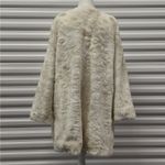 Donna Salyers Fabulous Furs Ivory Faux Fur Coat Plus 3X Long Plush Winter Jacket Photo 3